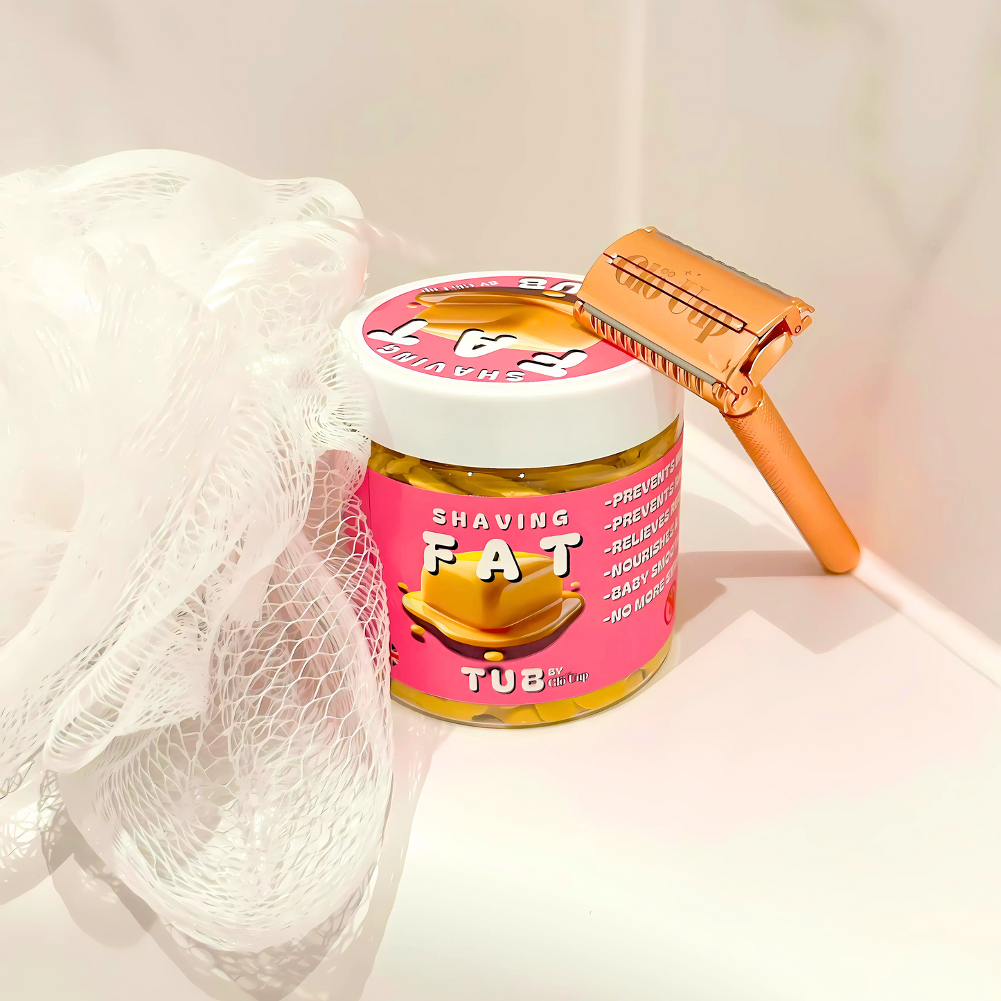 Fett rasieren mit Sheabutter (Paket)