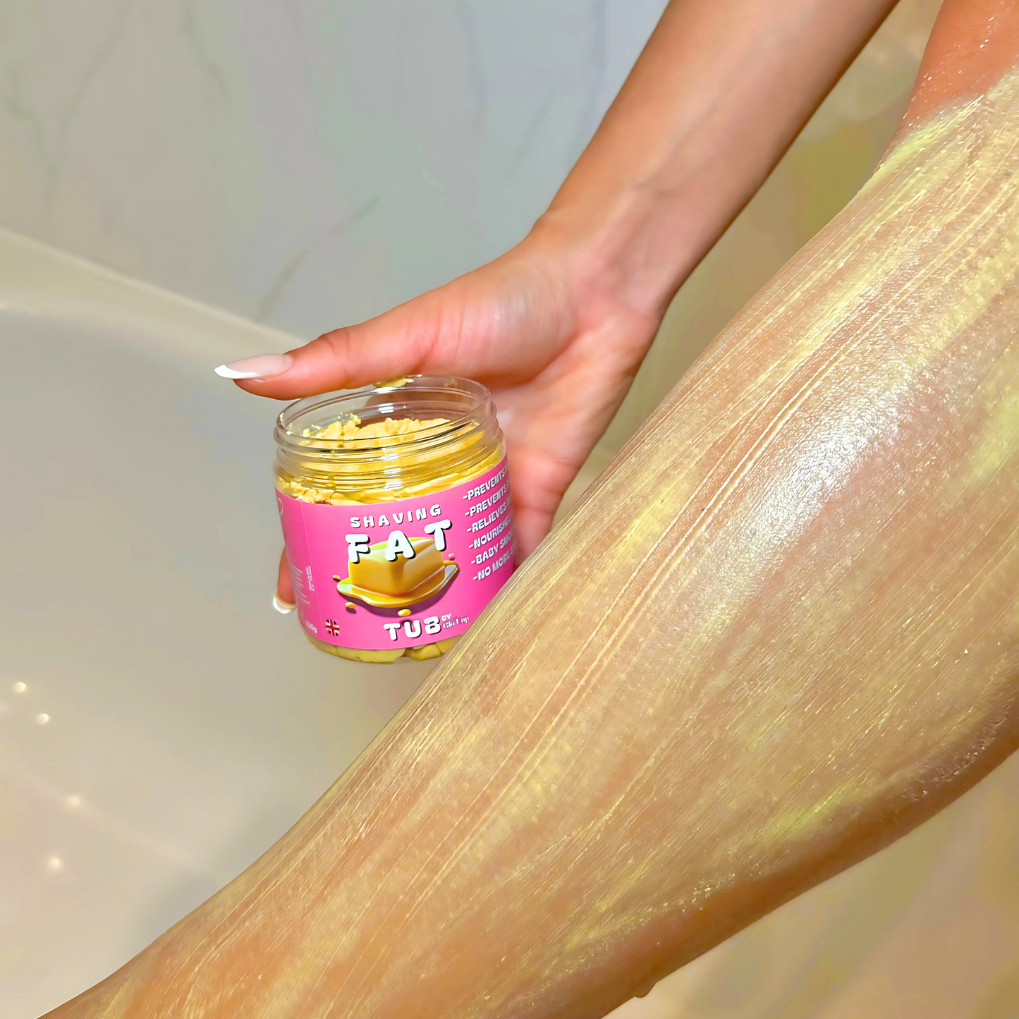 Fett rasieren mit Sheabutter (Paket)
