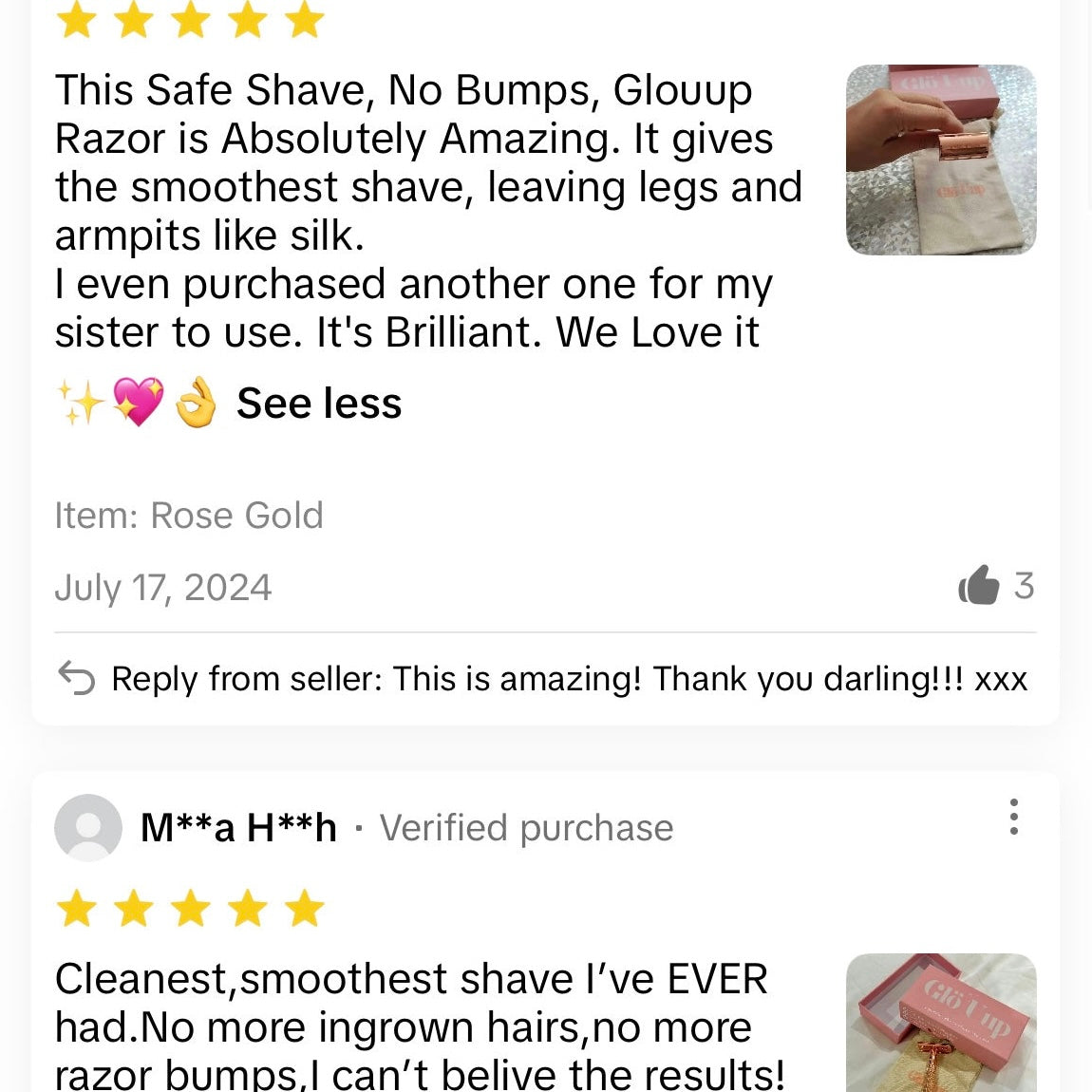 GlöUup Razor- Flawless skin in seconds, lasts FOREVER